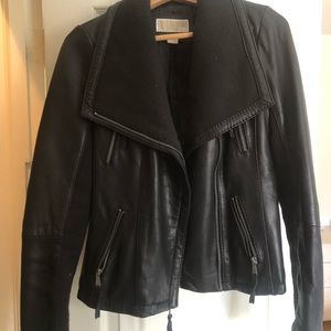 Michael Kors Black Leather Jacket